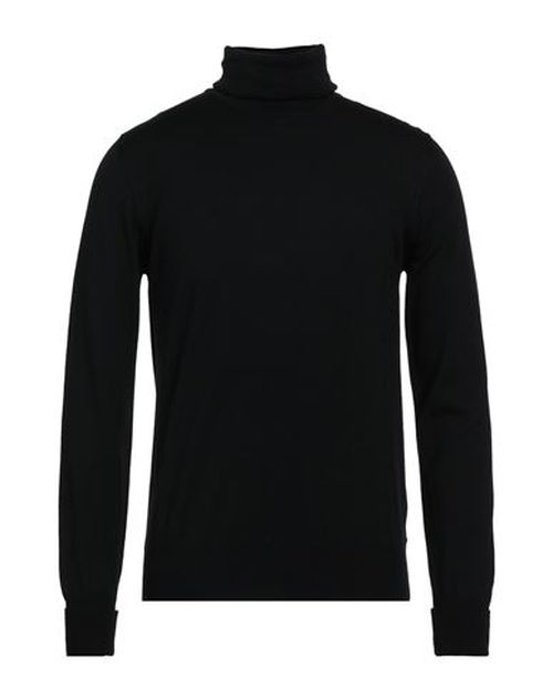 Alpha Studio Man Turtleneck Black Size 46 Merino Wool