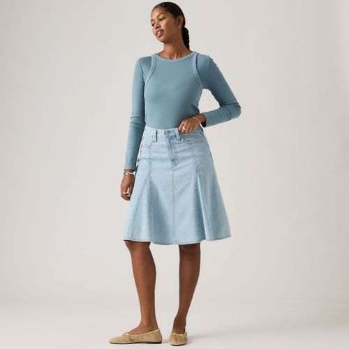 Godet Knee Length Skirt