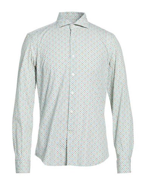 Washed Man Shirt Green Size 16 ½ Cotton