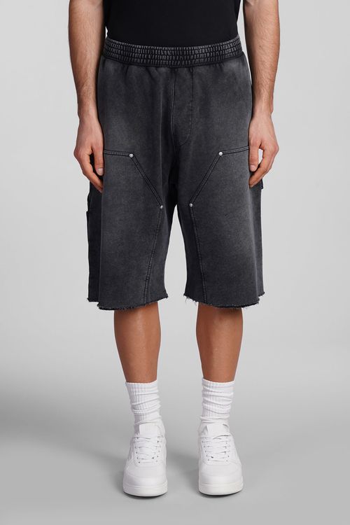 Shorts In Black Cotton