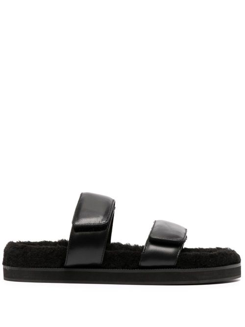 Theo leather sandals - Black