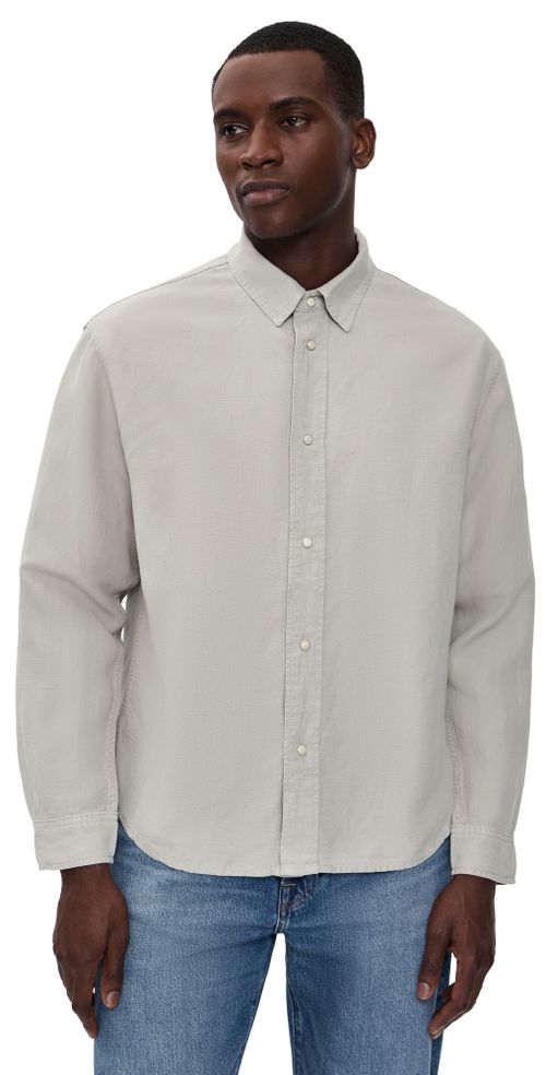 Long Sleeve Classic Shirt Light Stone