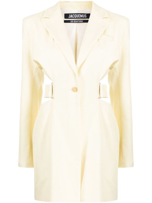La Robe Bari blazer minidress - Yellow
