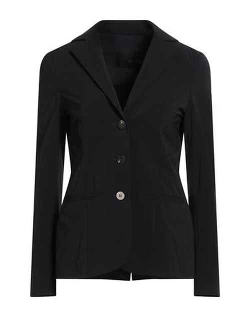 Woman Blazer Black Size 10 Polyamide, Elastane