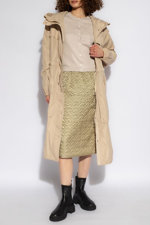 Quilted Skirt, Women's, Green