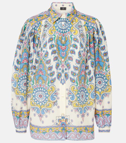 Paisley cotton and silk shirt