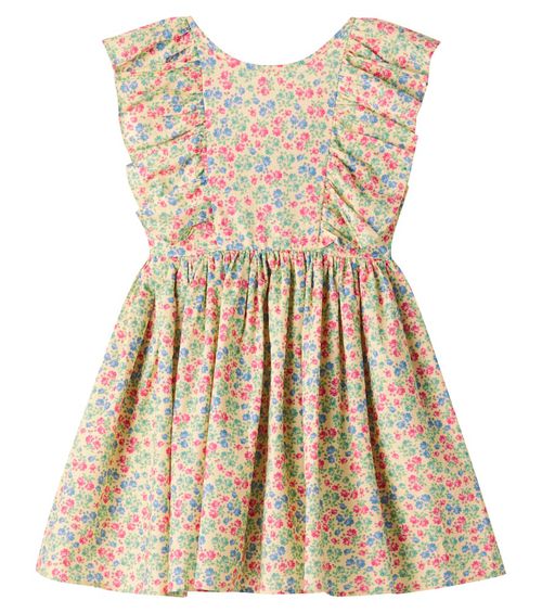 Konges Sløjd Cianna ruffled floral cotton dress