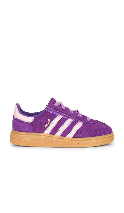 Adidas Originals Toddler Disney Princess Handball Spezial Sneaker in Purple. 9. Also