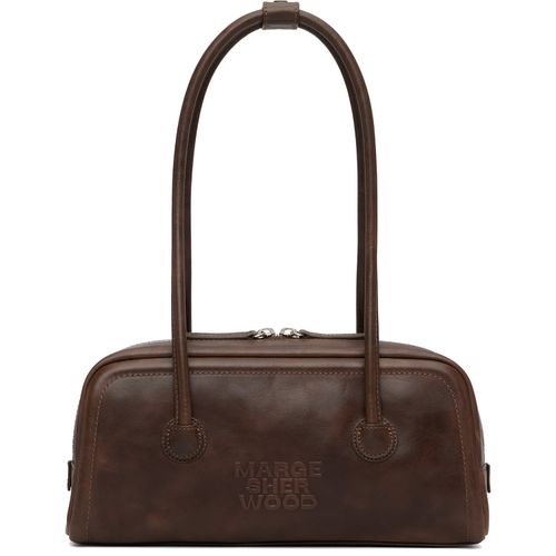 Brown Soft Boston EW Bag
