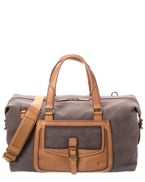 Denver Canvas & Leather Weekender Bag