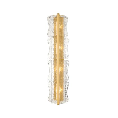 Aged Brass Wall Sconce from the Fosterdale Collection