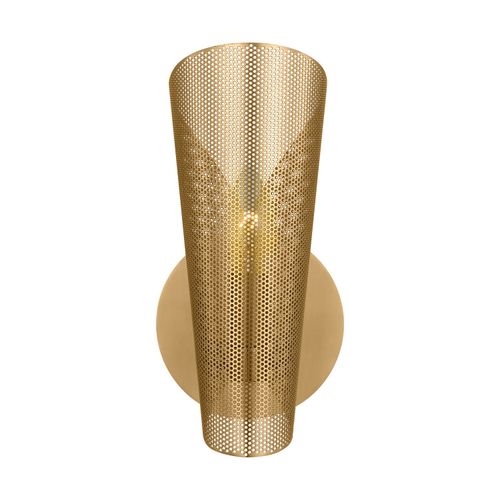 Plivot 1-Light Bathroom Vanity Light in Burnished Bra