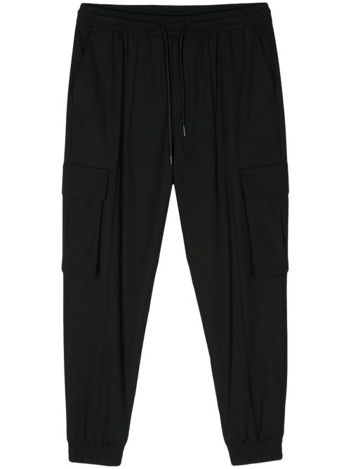 Cargo tapered trousers - Black