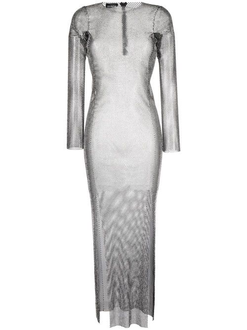Embellished maxi dress - Black