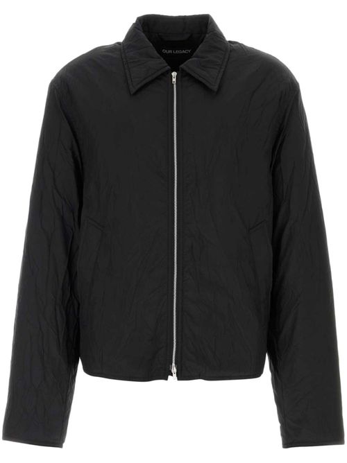 Padded shirt jacket - Black