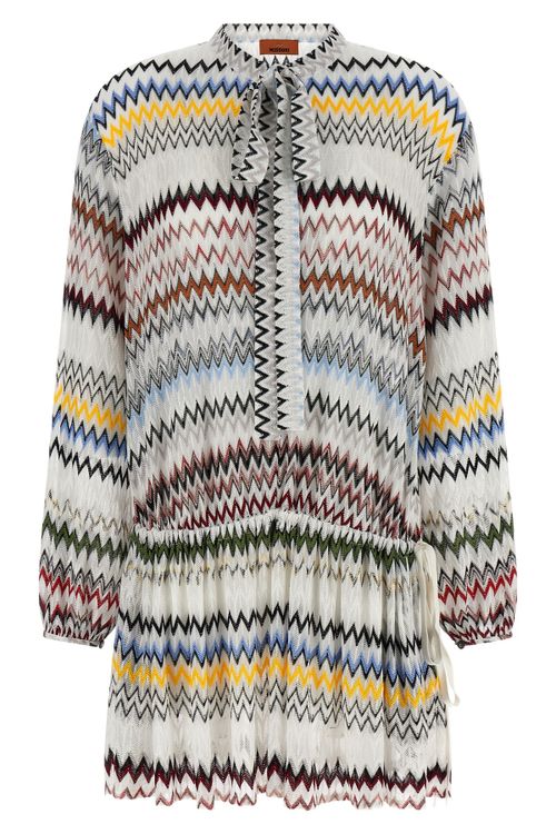 Micro Chevron Dress