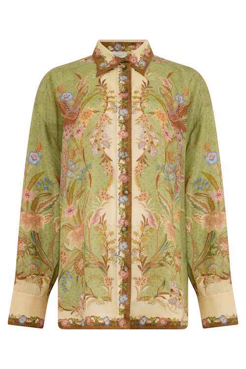 Printed Silk Shirt