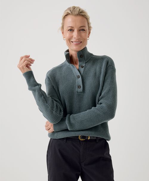 Women's Ore Luxe Knit Henley Sweater