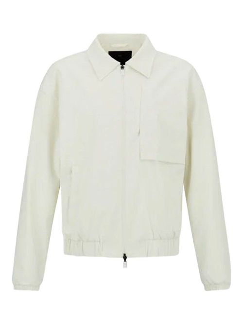 Zip-up shirt jacket - Neutrals
