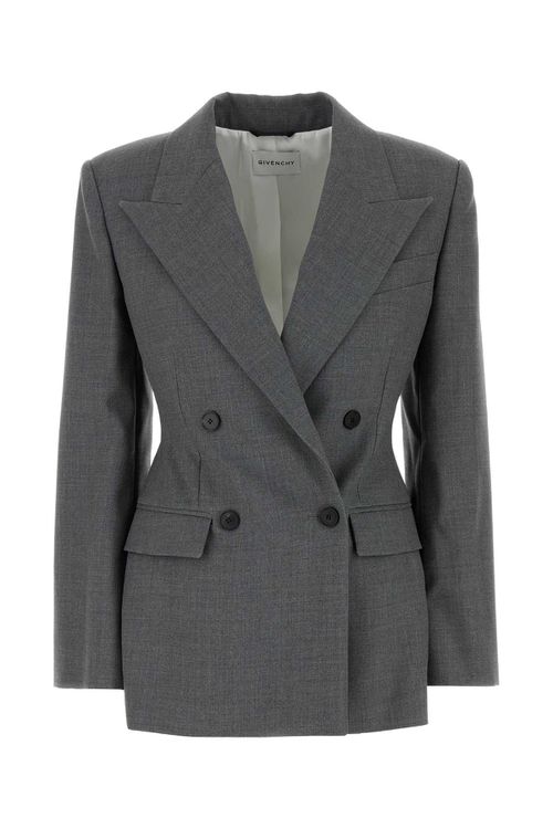 Grey Wool Blazer