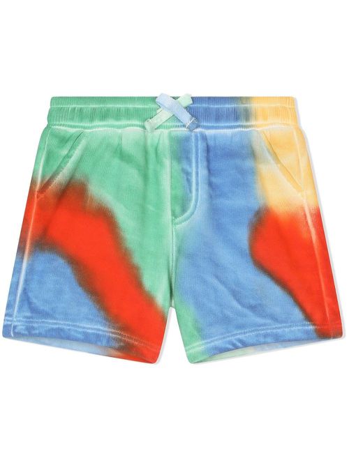 Tie-dye casual shorts - Blue
