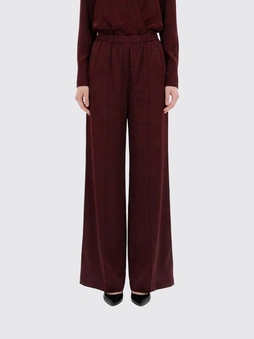 Pants Woman color Burgundy