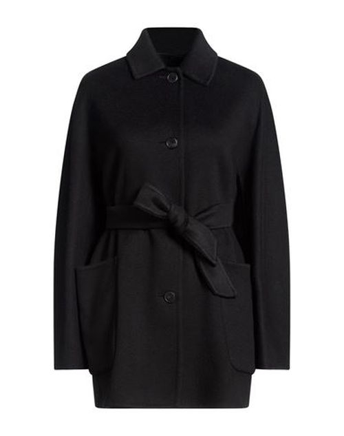 Woman Coat Black Size 12 Cashmere