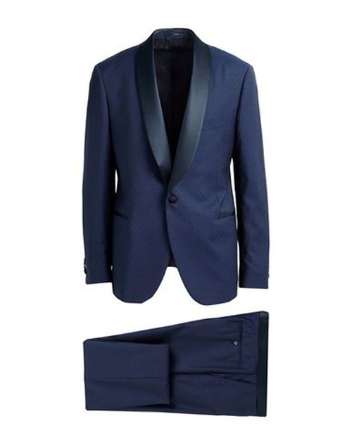 Man Suit Navy Size 46 Wool