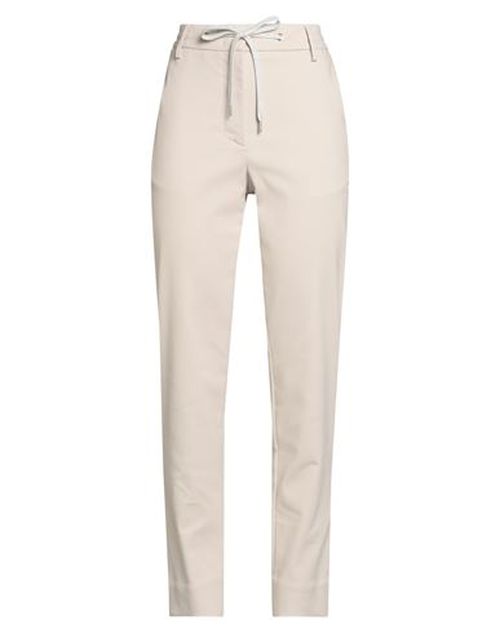 Woman Pants Beige Size 2 Cotton, Polyamide, Elastane