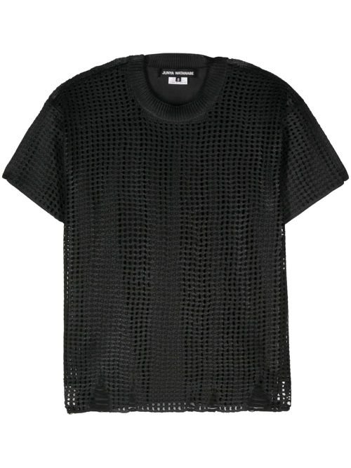 - Open-knit Crewneck T-shirt