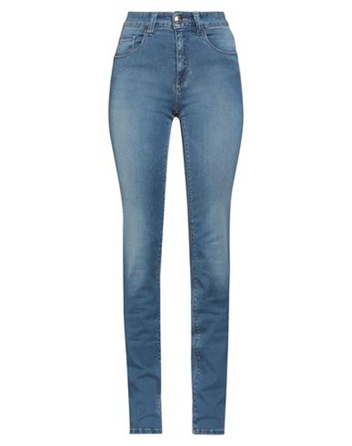 Woman Jeans Blue Size 4 Cotton, Elastane
