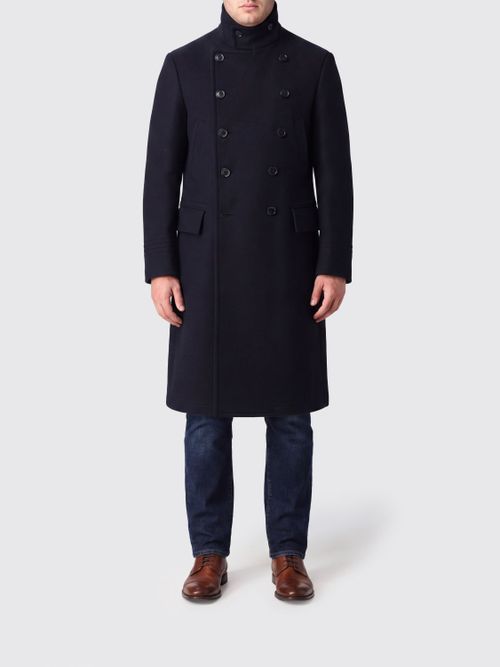 Coat Men color Navy