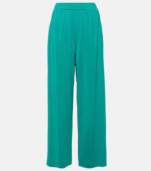 Max Mara Ring jersey crêpe wide-leg pants