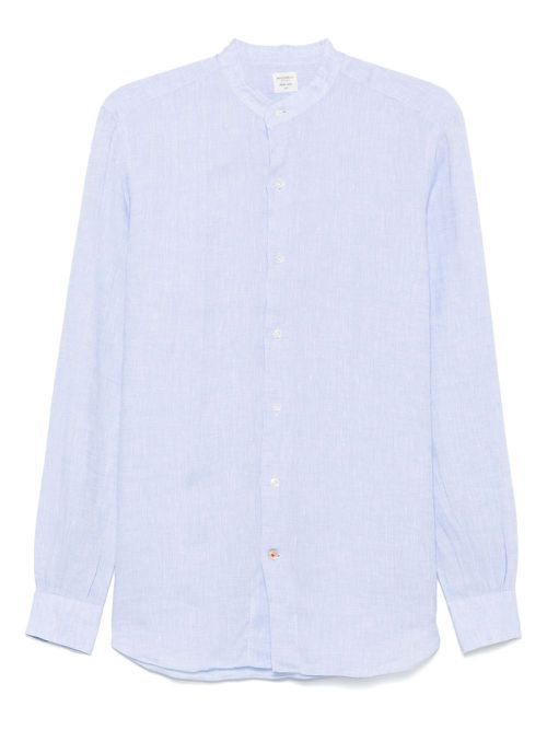 Mazzarelli linen shirt - Blue