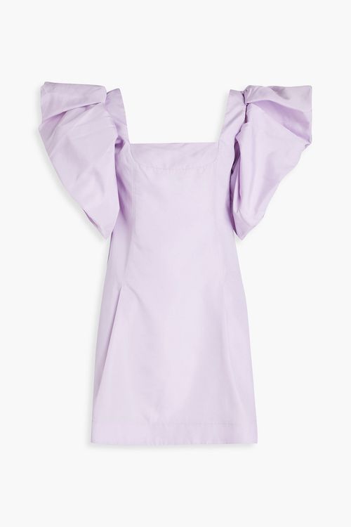 Convertible taffeta mini dress