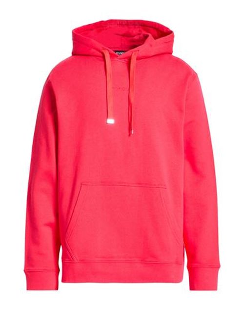 Man Sweatshirt Red Size XL Cotton, Elastane