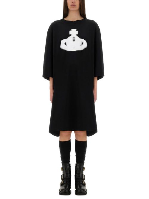 Halftone Orb Isla T-shirt Dress