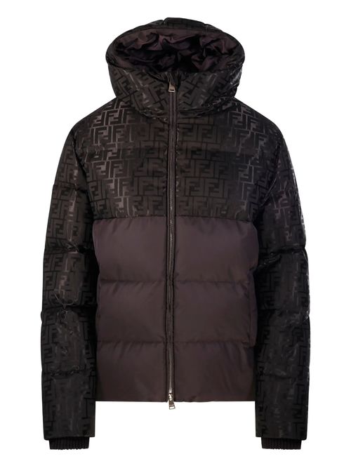 High Collar Drawstring Hooded Jacket (Size S)