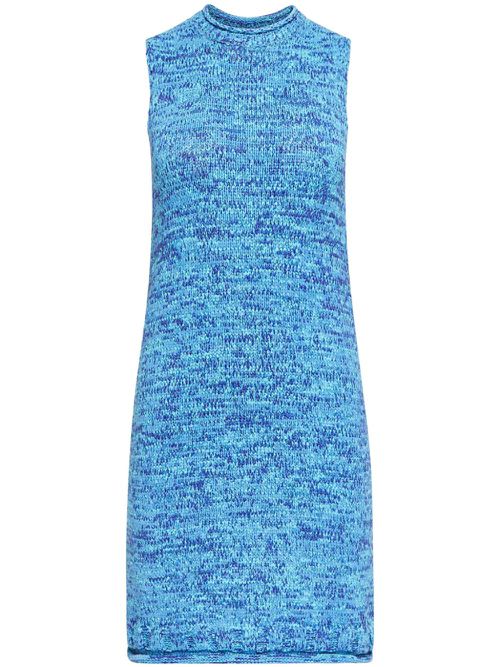 Space Dye mini dress - Blue