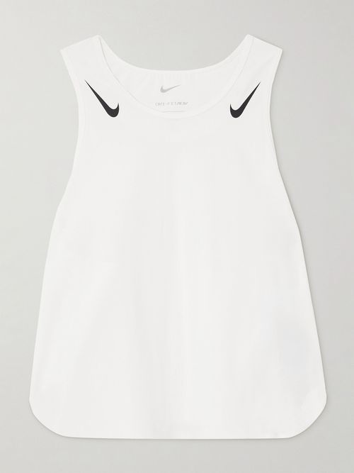 Aeroswift Cropped Dri-fit Adv Tank - White