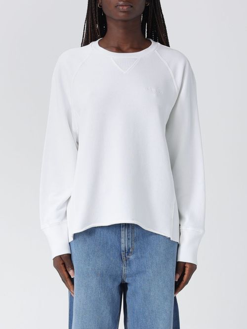 Sweatshirt Woman color White