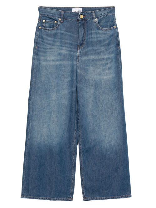 GANNI wide-leg jeans - Blue