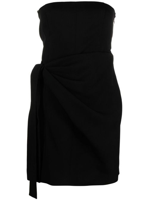 Natal knot-detail mini dress - Black