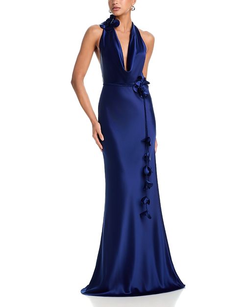 Delphine Satin Gown