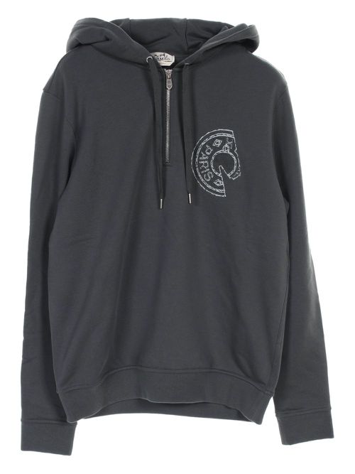 2010s Crude Cell hoodie - Grey