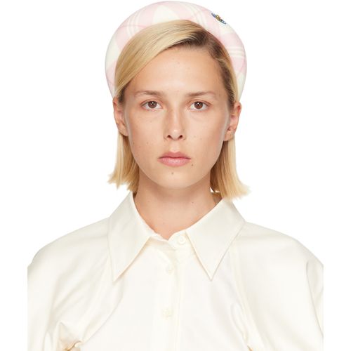 Off-White & Pink Wide Headband