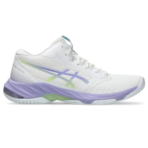 Asics Women's Netburner Ballistic FlyteFoam Mid Top 3 Volleyball Shoes