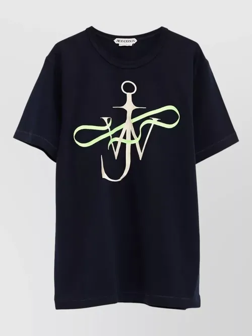 JW Anderson - graphic print crew neck short sleeve top