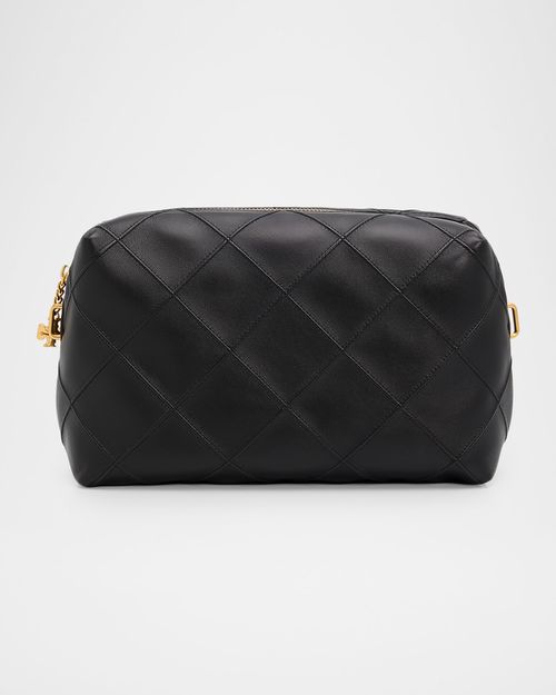 Fleming Large Quilted Leather Soft Crossbody Bag