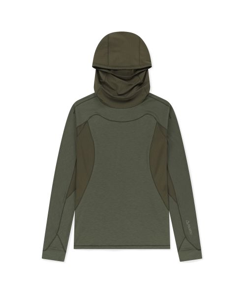 Polartec Delta FlexAir Hooded LS Tee Olive